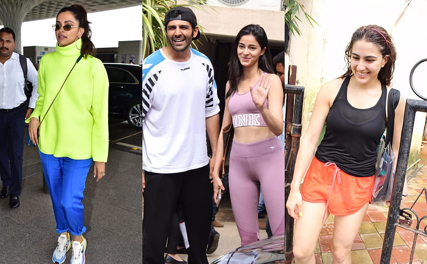 Spotted: Kartik Aaryan And Ananya Pandey Seen Together After Dance Rehearsals, Sara, Deepika And Other Actresses Raise The Heat! HD wallpaper