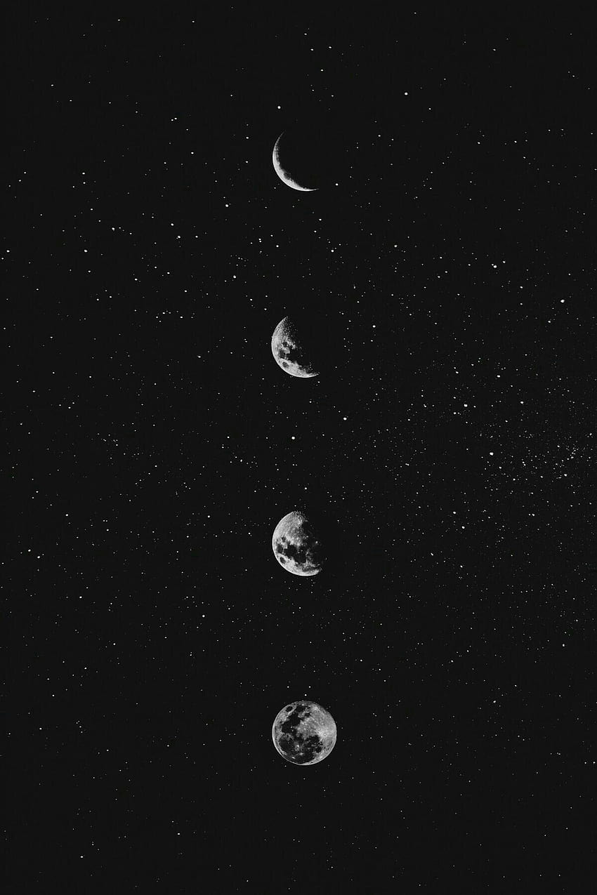 phone by Rachel Mccollum, dark aesthetic stars and moon HD phone wallpaper