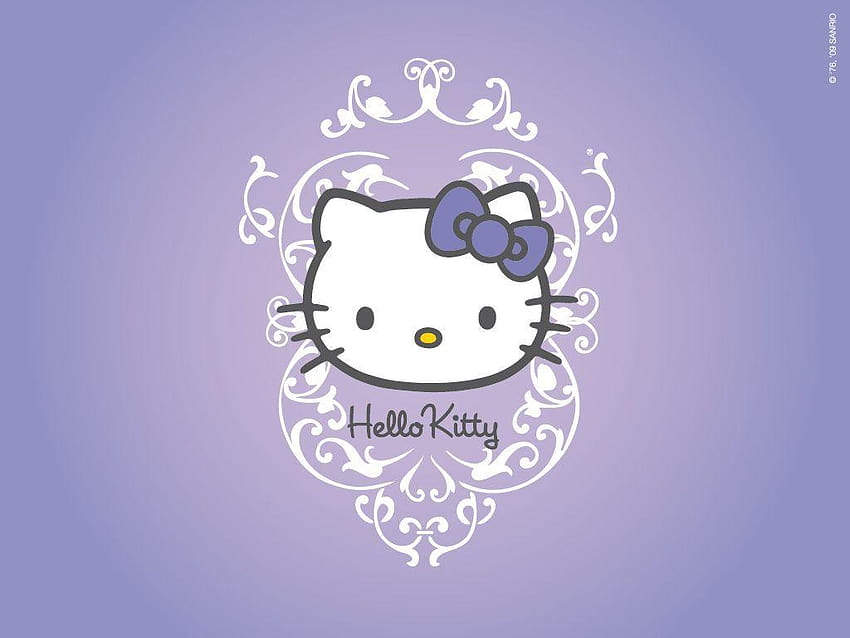 Purple Hello Kitty Desktop Wallpapers  Top Free Purple Hello Kitty Desktop  Backgrounds  WallpaperAccess
