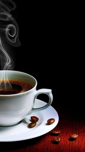 Mug Containing A Hot Cup Of Coffee With Smoke Erupting In The Steam  Background, Picture Of Hot Coffee Background Image And Wallpaper for Free  Download