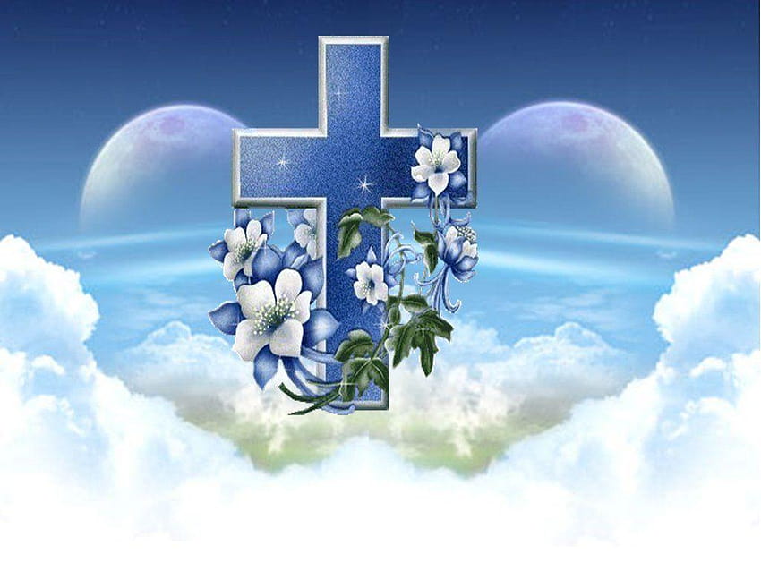 Christian Cross, Christian Cross Backgrounds for Windows, chrześcijańskie wzory krzyży Tapeta HD