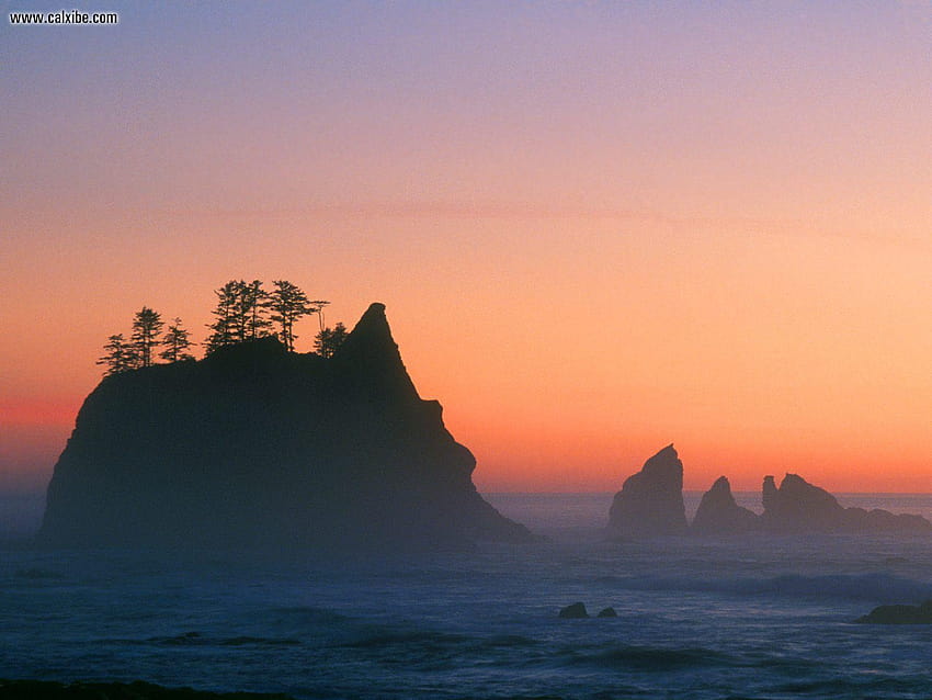 Natura: Point Of The Arches Sea Stacks Olympic National Park Sfondo HD
