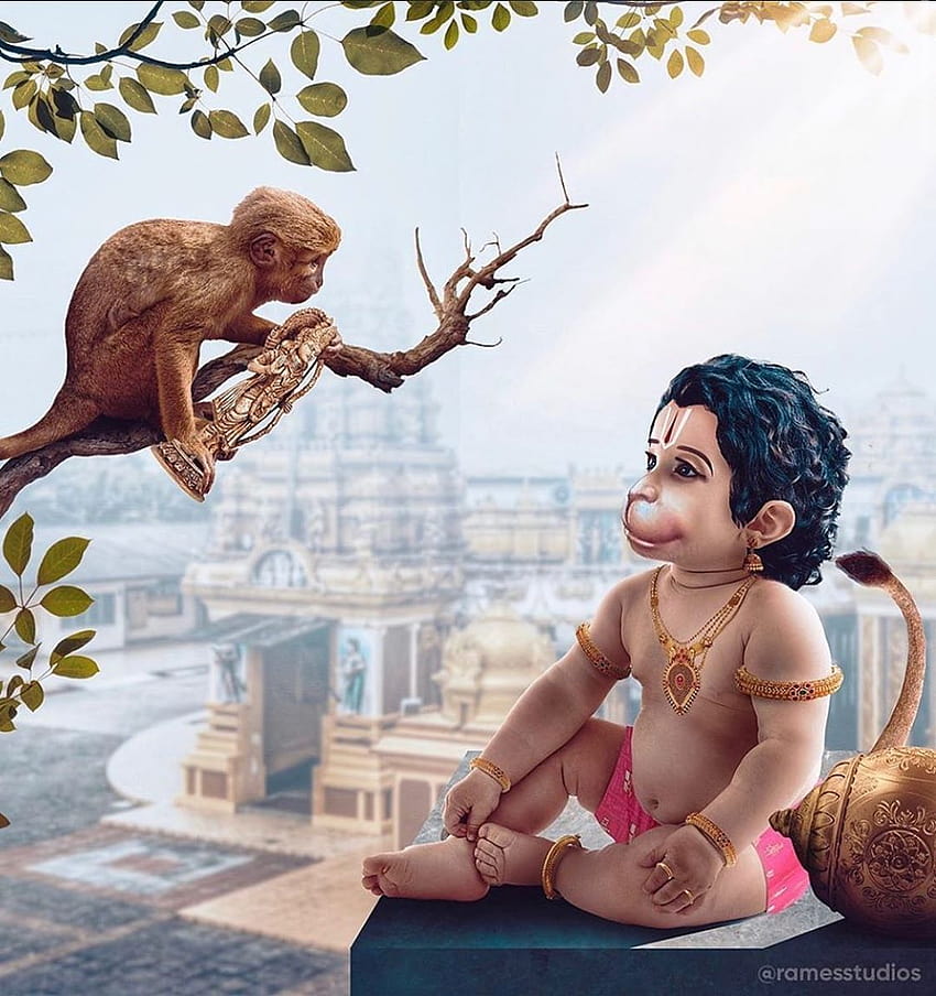 MEDITATIONSMUSIK, Hanuman-Kindheit HD-Handy-Hintergrundbild