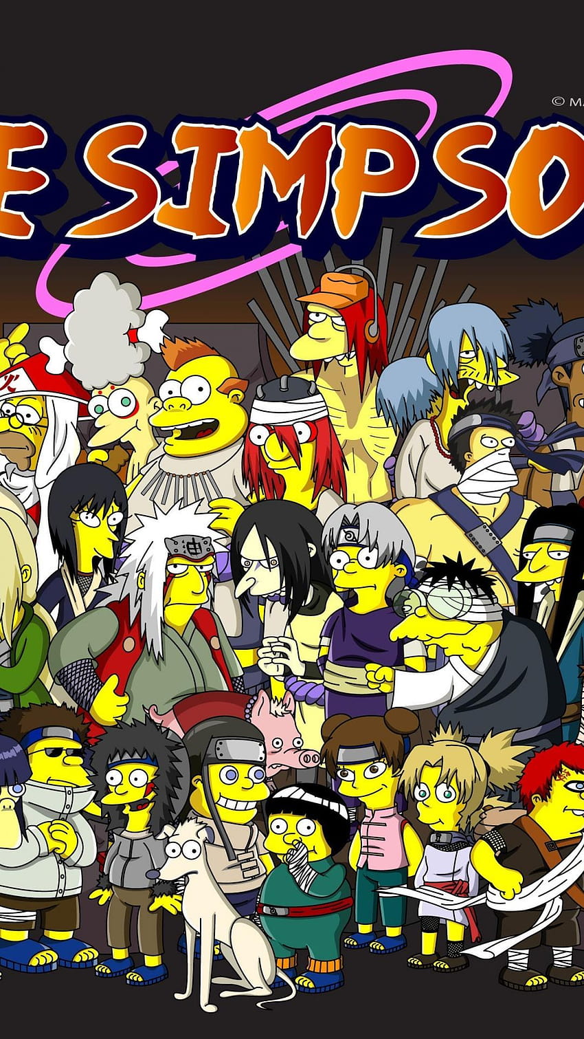 Naruto Simpsons 1920 x 1080 HDTV 1080p Wallpaper