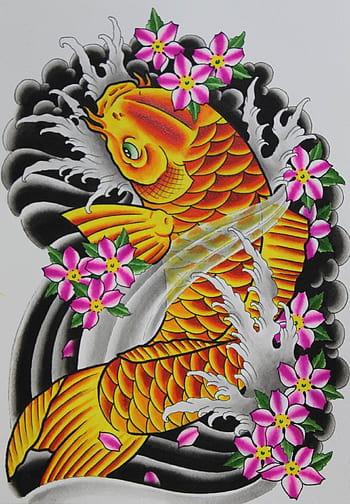 21 Koi Fish Tattoo Design And Ideas