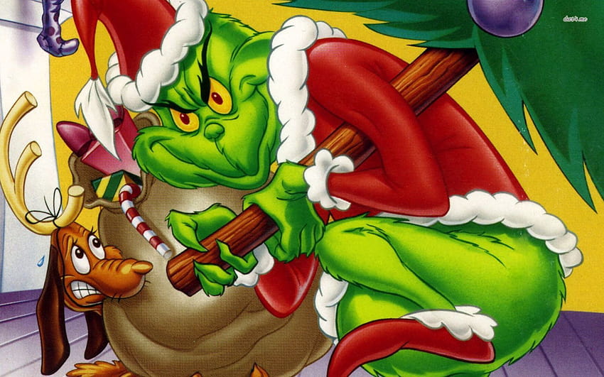 Seuss' How The Grinch Stole Christmas Group, świąteczne bajki Tapeta HD