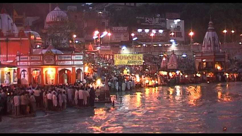 Shree Ganga Aarti Kashi Vishwanath Dham Anjali Jain Hindi Ganga Maiya Sonotek HD тапет