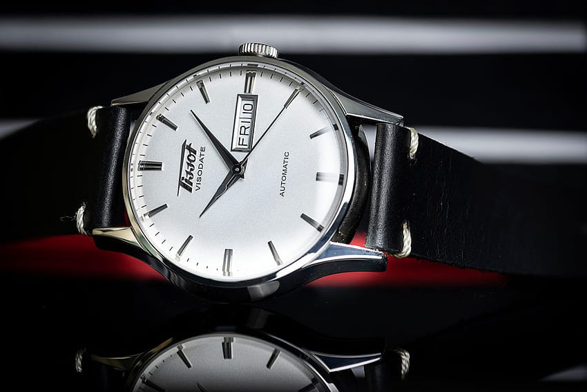 Tissot Visodate Silver and Black Dial Review HD wallpaper