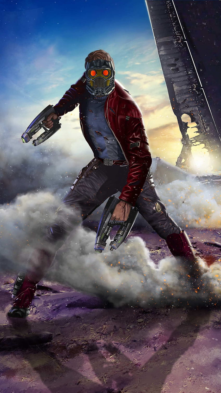 Guardians of the Galaxy Star Lord, Peter Quill Star Lord Wächter der Galaxie HD-Handy-Hintergrundbild