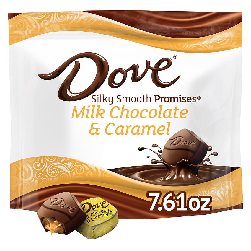 Dove Promises Assorted Valentine's Day Milk Chocolate Caramel Candy, 7.61 oz Bag HD phone wallpaper