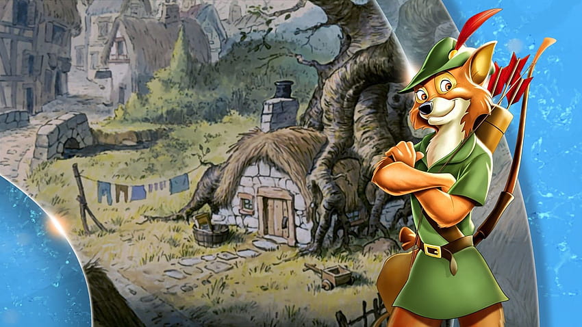 s de Disney Robin Hood, dibujos animados de Robin Hood fondo de pantalla