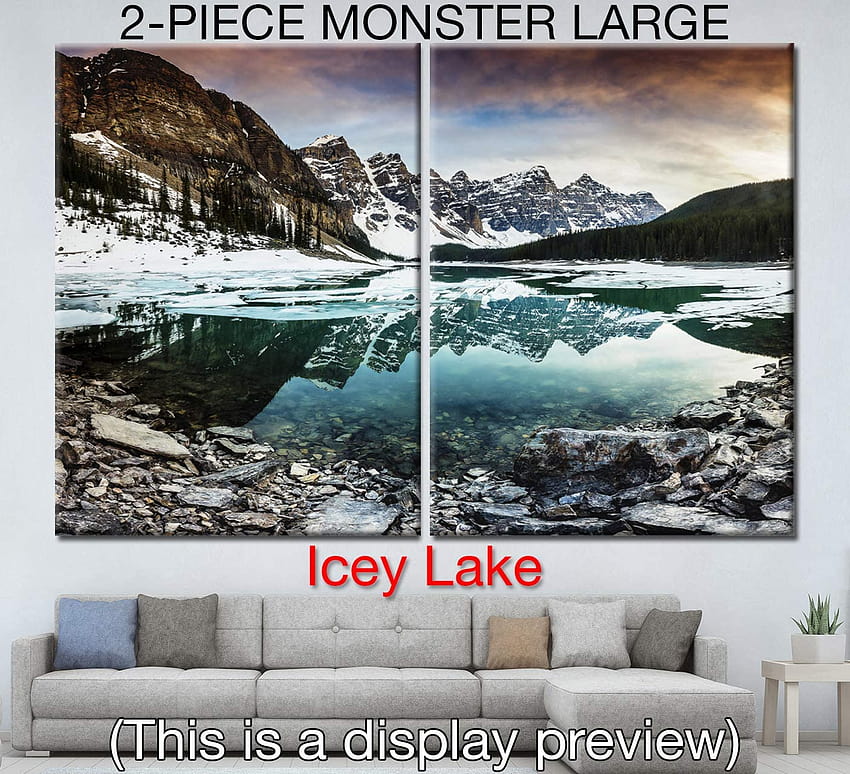 Icey Lake, icey m HD wallpaper