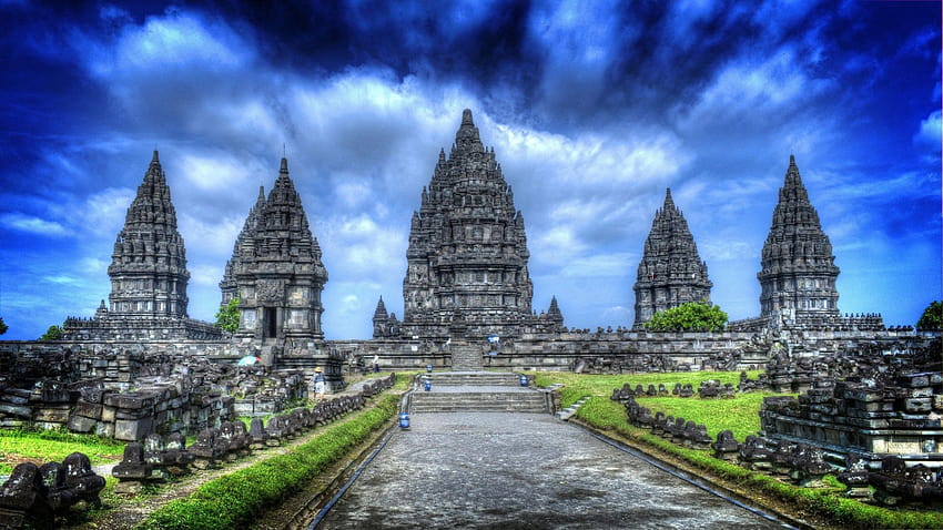 Prambanan lub Candi Rara Jonggrang zajmuje 9. miejsce Tapeta HD