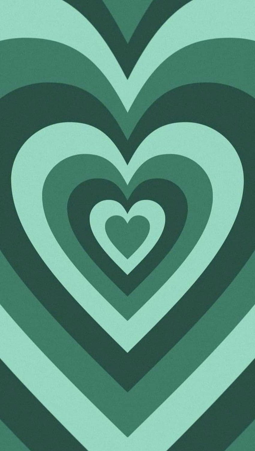 y ♏♏, mintgrünes ästhetisches Herz HD-Handy-Hintergrundbild