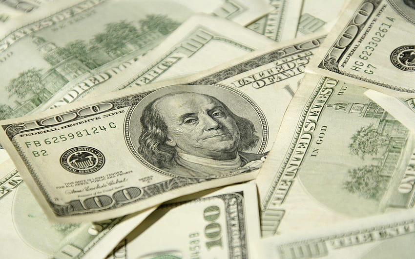 ドル、お金の背景、100 ドル、連邦準備制度 高画質の壁紙