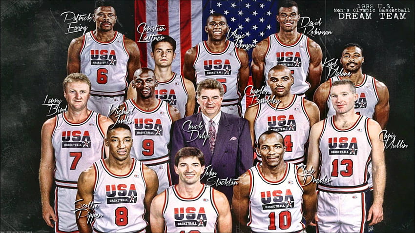 1992 ดรีมทีมจะทุบ 2012 USA Olympic Men's Basketball ทีมบาสเก็ตบอลของสหรัฐอเมริกา วอลล์เปเปอร์ HD