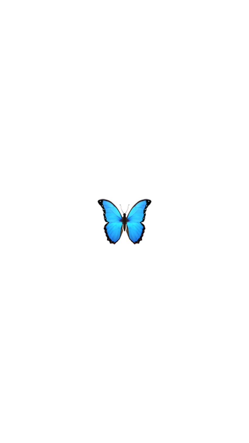 Schmetterlingseffekt, Schmetterlings-Emoji HD-Handy-Hintergrundbild