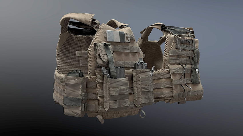 Bulletproof Ballistic Vest 3D Model, flak vest HD wallpaper