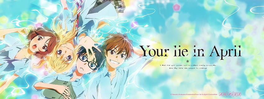 En çok izlenen Your Lie Nisan'da, anime lie Nisan'da HD duvar kağıdı