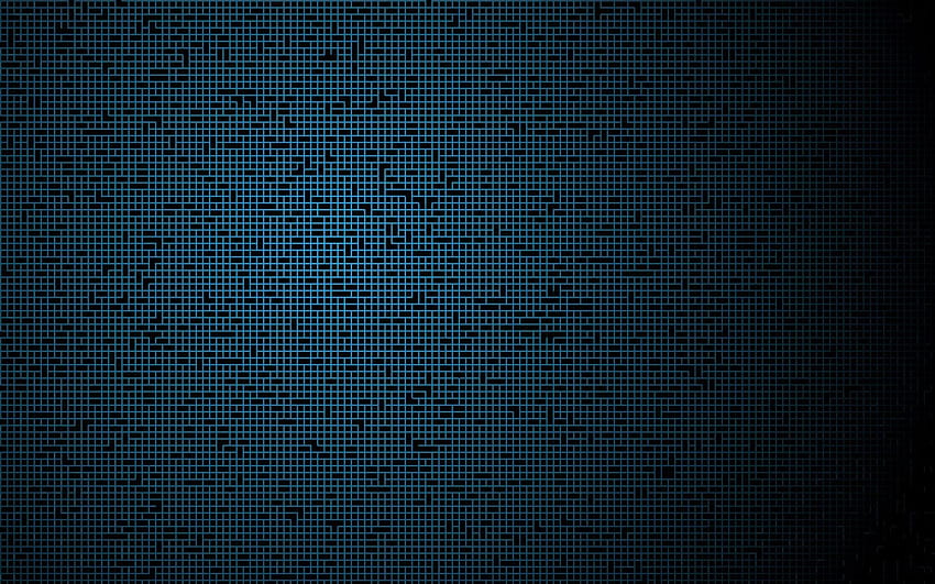 기술 파란색 격자 배경, 파란색 기술 질감, 해상도가 2880x1800인 파란색 기술 배경. 고품질 HD 월페이퍼