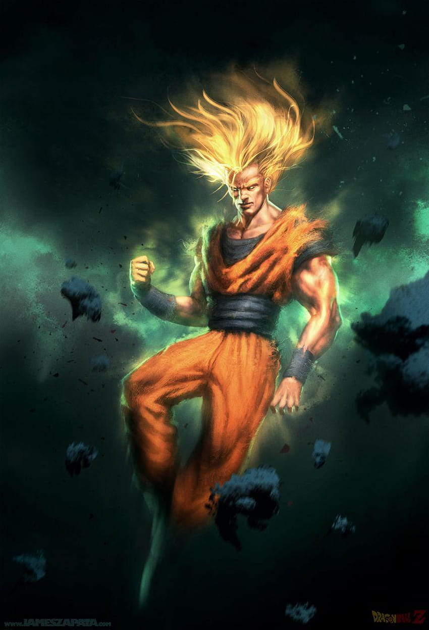 Son Goku, dragon ball 3d HD phone wallpaper