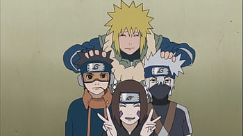 hatake kakashi, namikaze minato, uchiha obito, and nohara rin (naruto and 1  more) drawn by mtmting