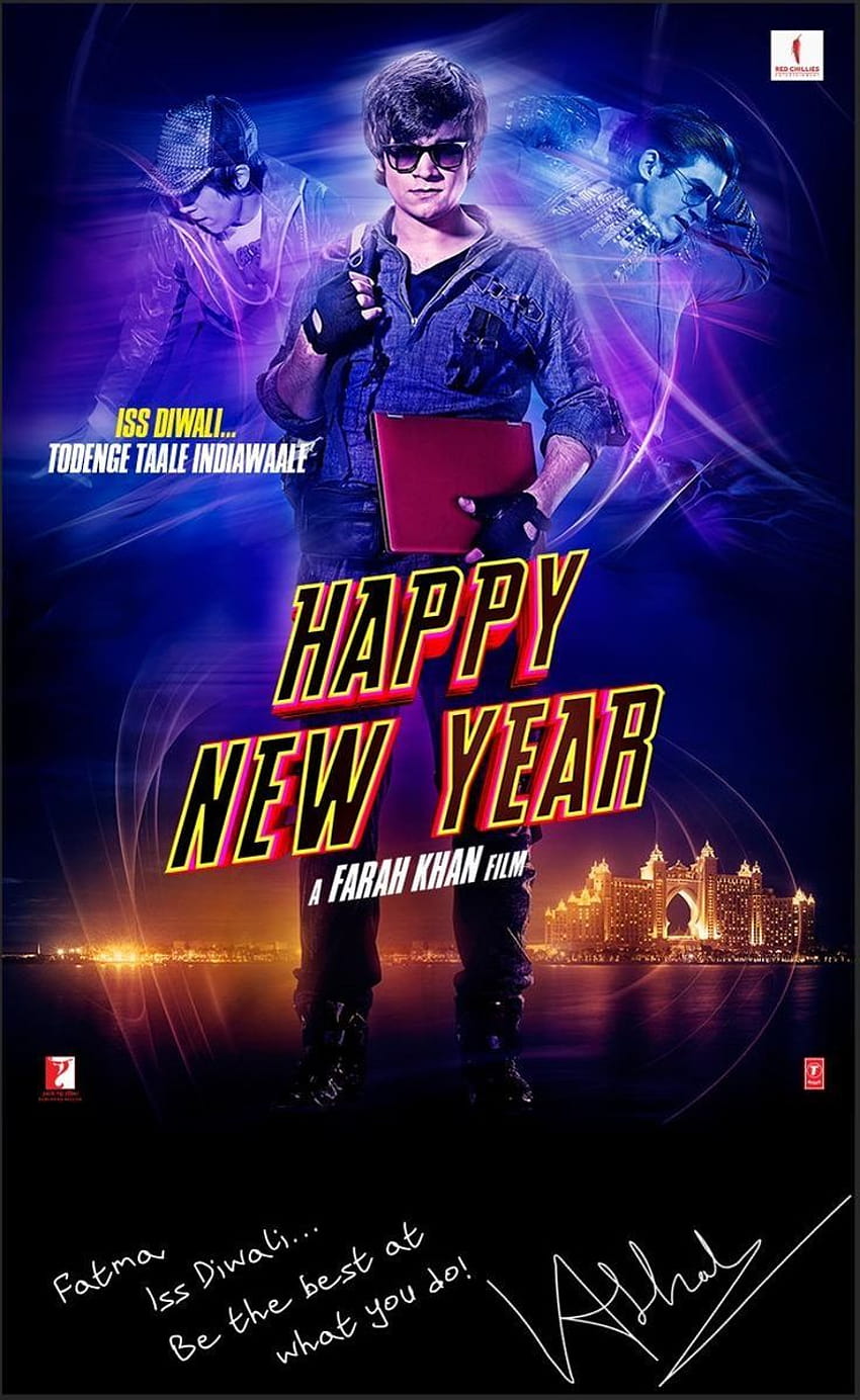Poster Film Bollywood Selamat Tahun Baru 2020, film hindi tahun baru yang bahagia wallpaper ponsel HD
