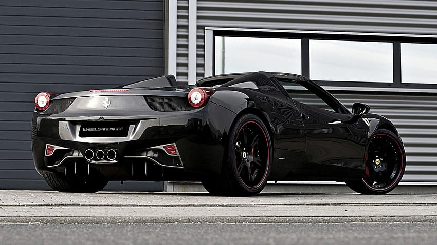 ferrari 458 italia wallpaper black