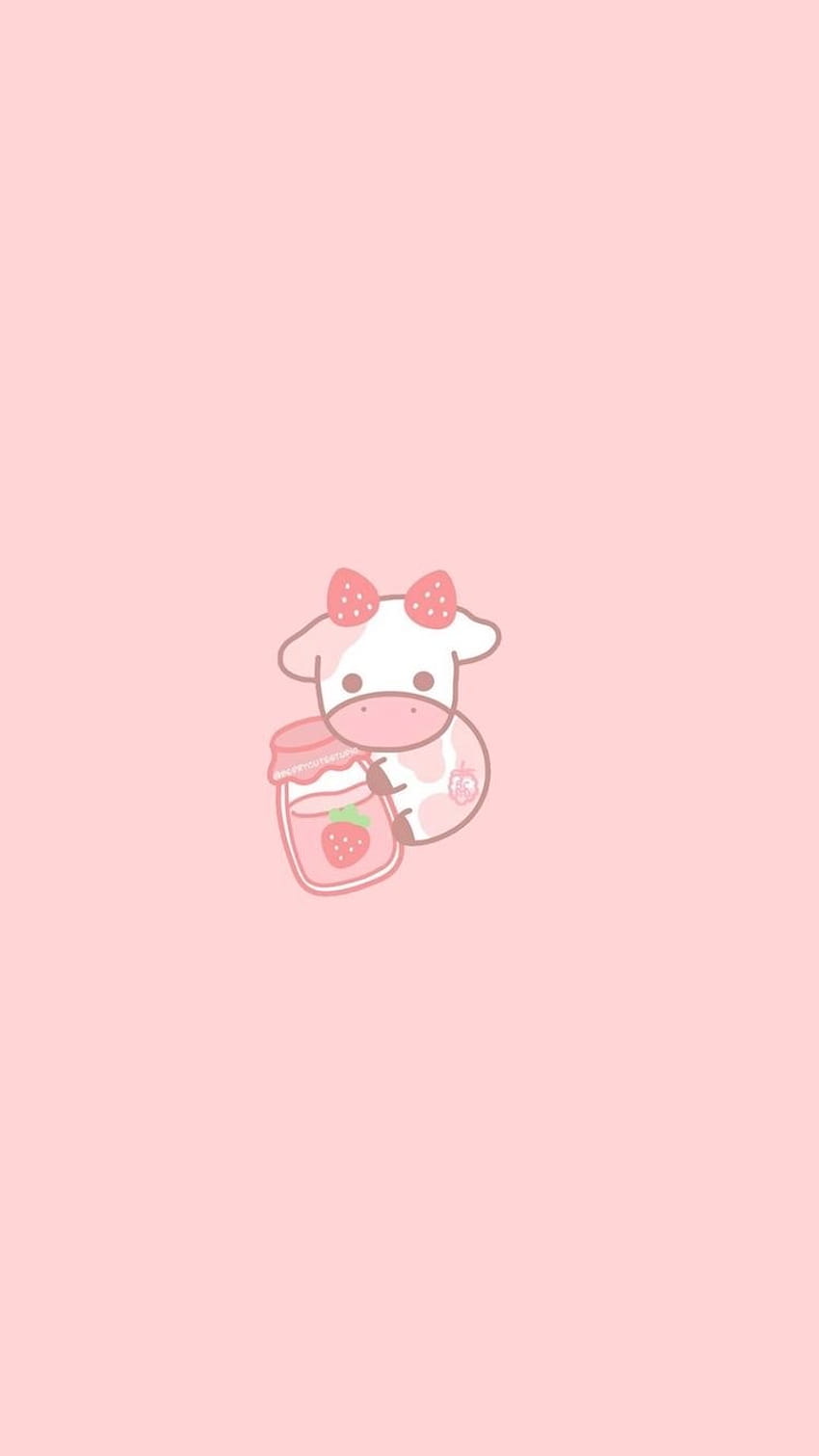 Pink Kawaii Wallpaper Cute by Soufiane Hamouiti