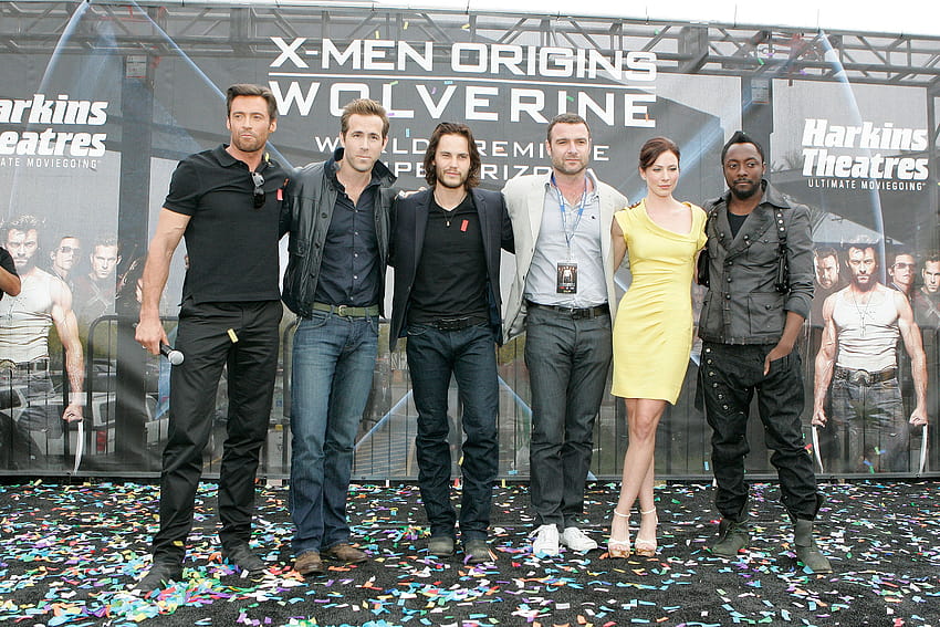 Hugh Jackman & Ryan Reynolds + Taylor Kitsch & Alice Cooper: 'X, x men origins wolverine ryan reynolds HD wallpaper