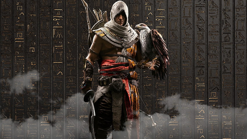Assassin's Creed: Origins, орел, игри на Ubisoft 3840x2160 U HD тапет