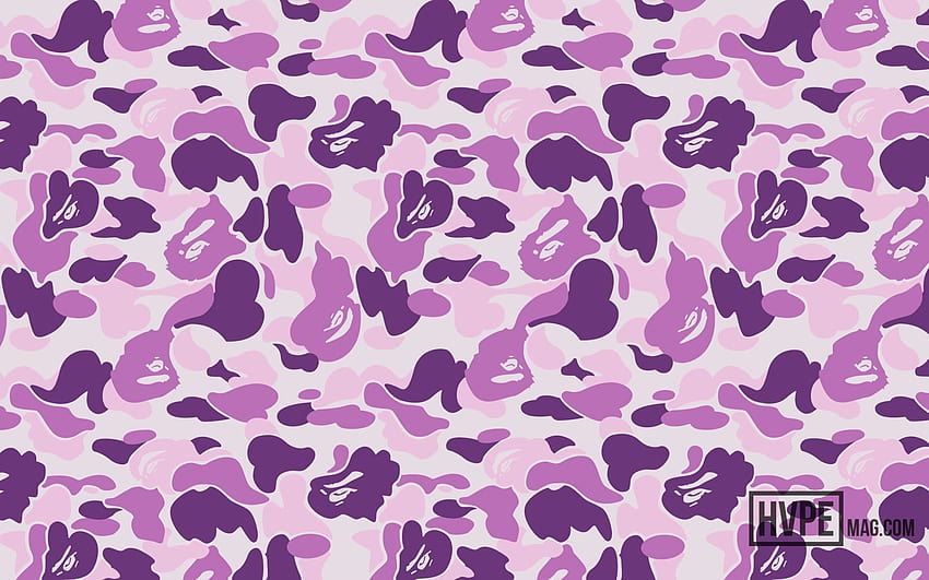 Bape Fogwlprs Arts ..., purple camo HD wallpaper | Pxfuel