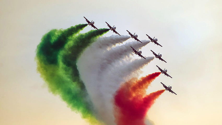 Indian Air Force Fighter Jets Air Show Flag, indian flag HD wallpaper
