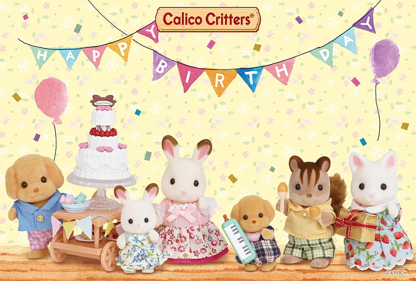 Greeting Card, calico critters HD wallpaper