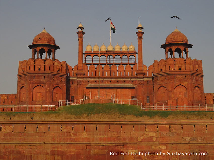 Red Fort Delhi, Monuments of India HD wallpaper