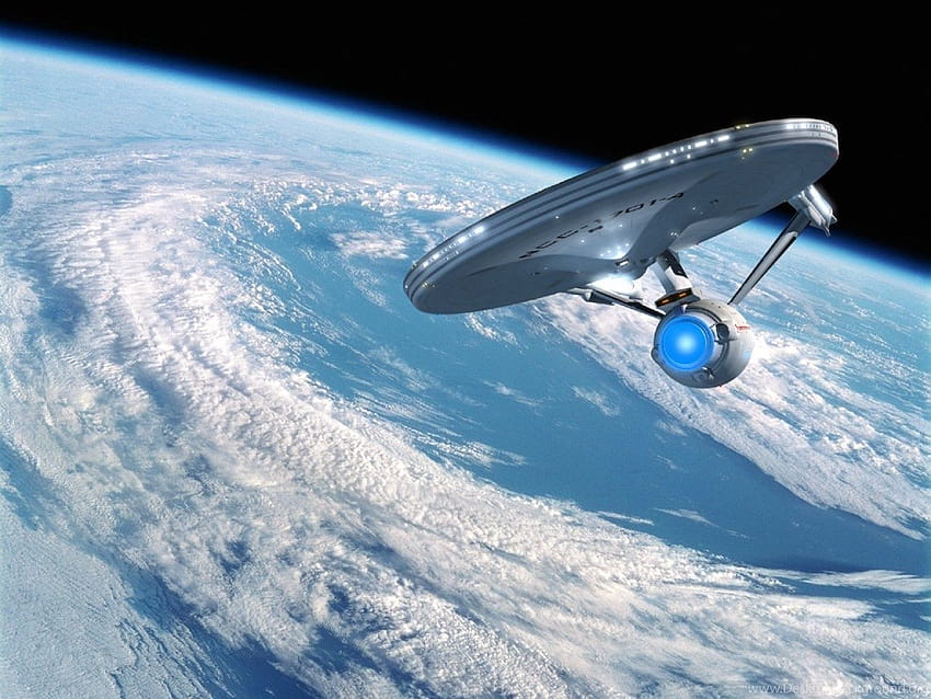 NCC 1701 A Star Trek USS Enterprise Black Dark... Fundos papel de parede HD