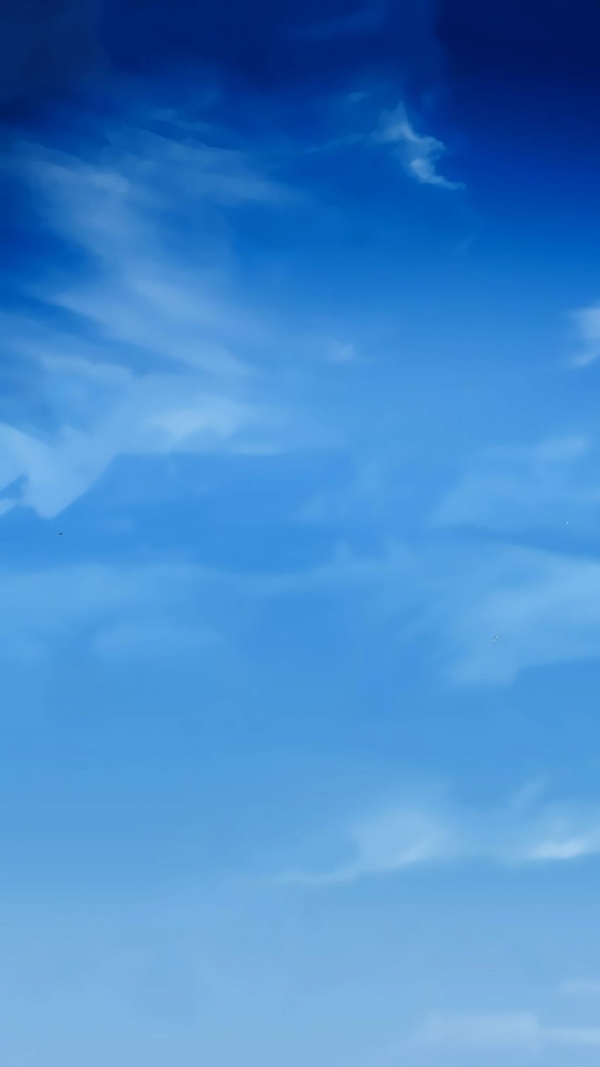 Синьо небе, публикувано от Джон Селърс, ясно небе HD тапет за телефон