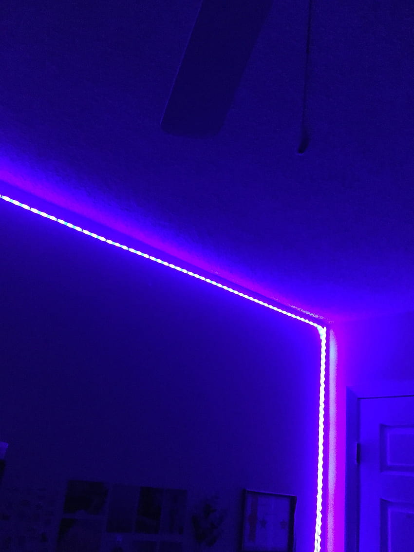 led tik tok room lights, led lights in bedroom HD phone wallpaper