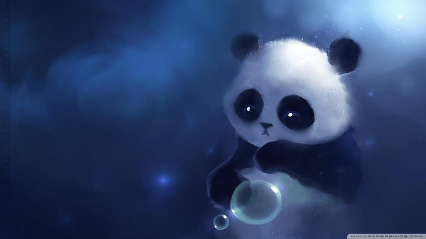 Sad Panda Painting ❤ for Ultra, sad animated HD wallpaper