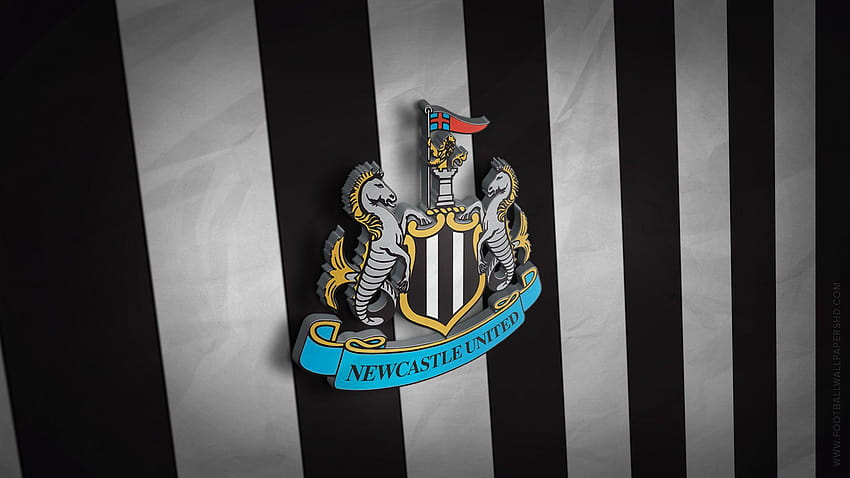 Newcastle United Logo 3D, nufc papel de parede HD