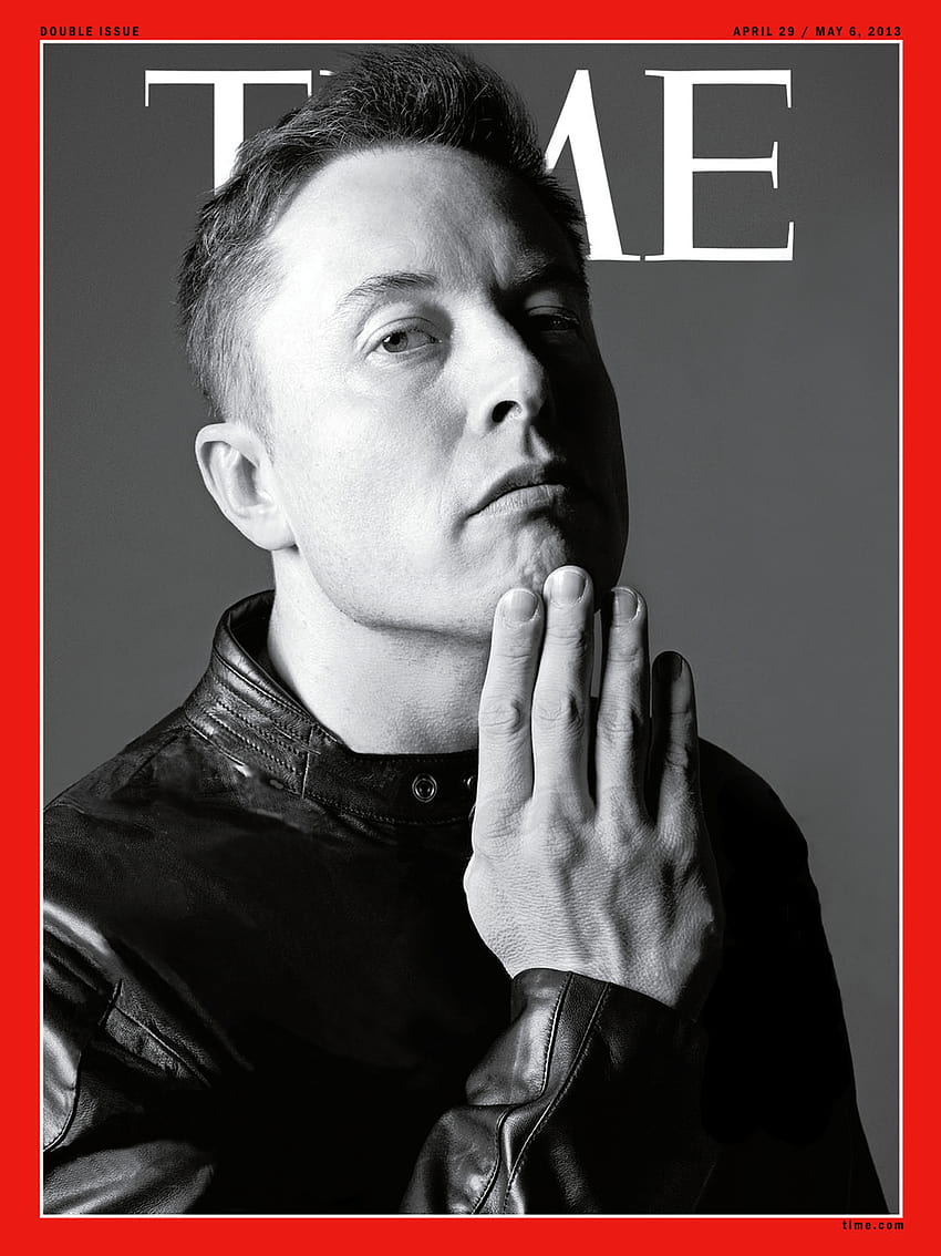 Elon Musk Time Magazine HD phone wallpaper