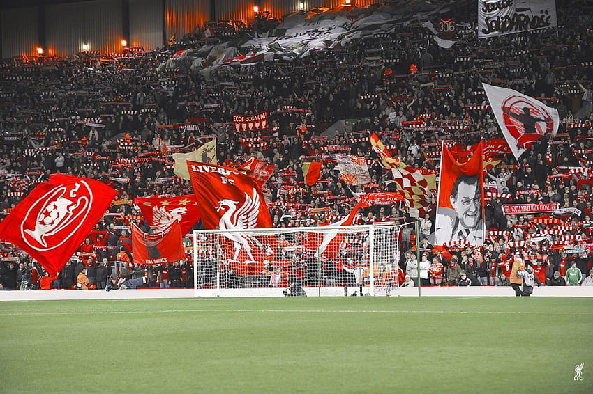 Never walk alone, take the Liverpool crowd home. Create bespoke, anfield HD wallpaper