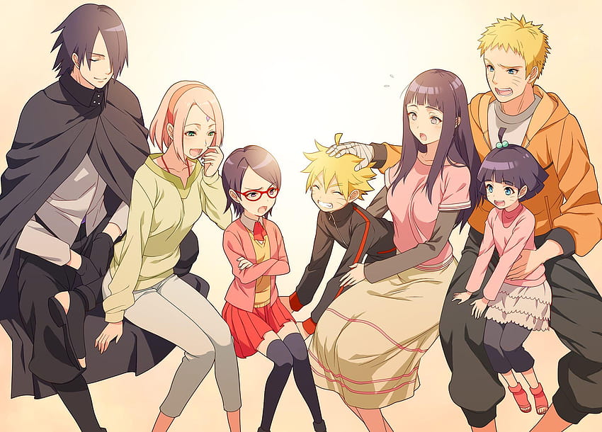 Keluarga Naruto, keluarga uzumaki Wallpaper HD