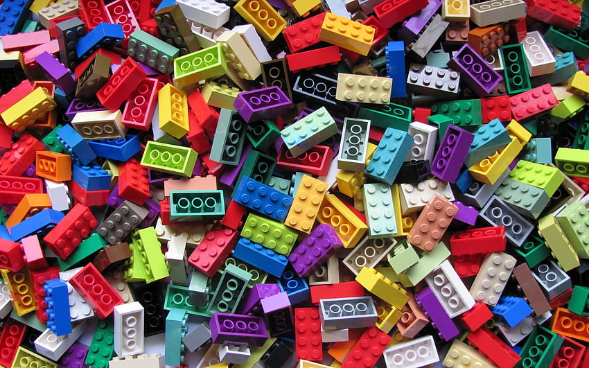 Tijolos Lego, coloridos 2560x1600 papel de parede HD