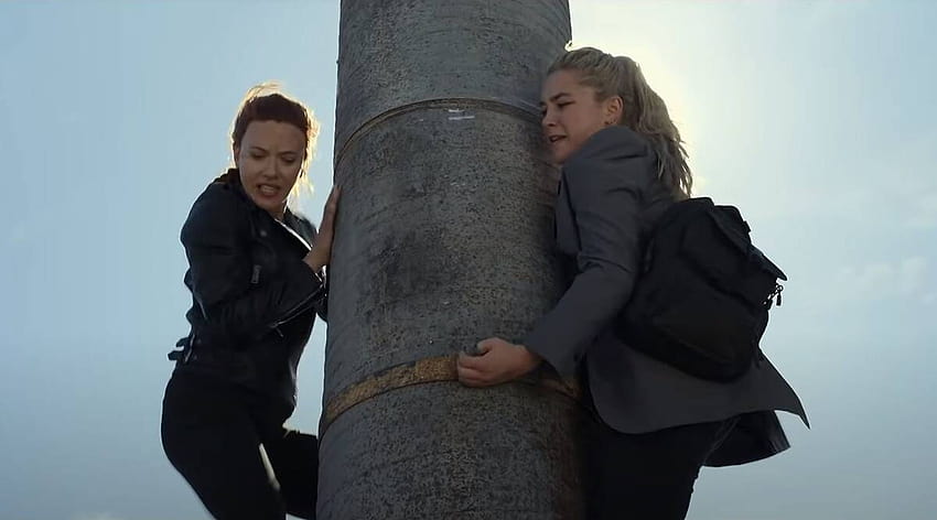 Black Widow new promo: Scarlett Johansson and Florence Pugh are on the run HD wallpaper