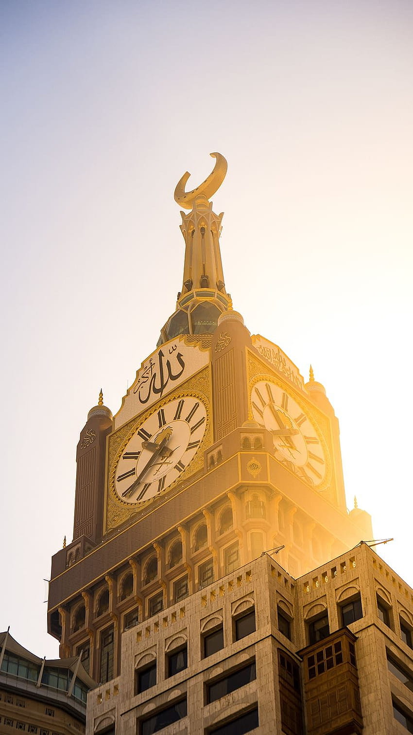 arabia saudita, مكة, makkah royal clock tower, musulmán, iphone mecca fondo de pantalla del teléfono