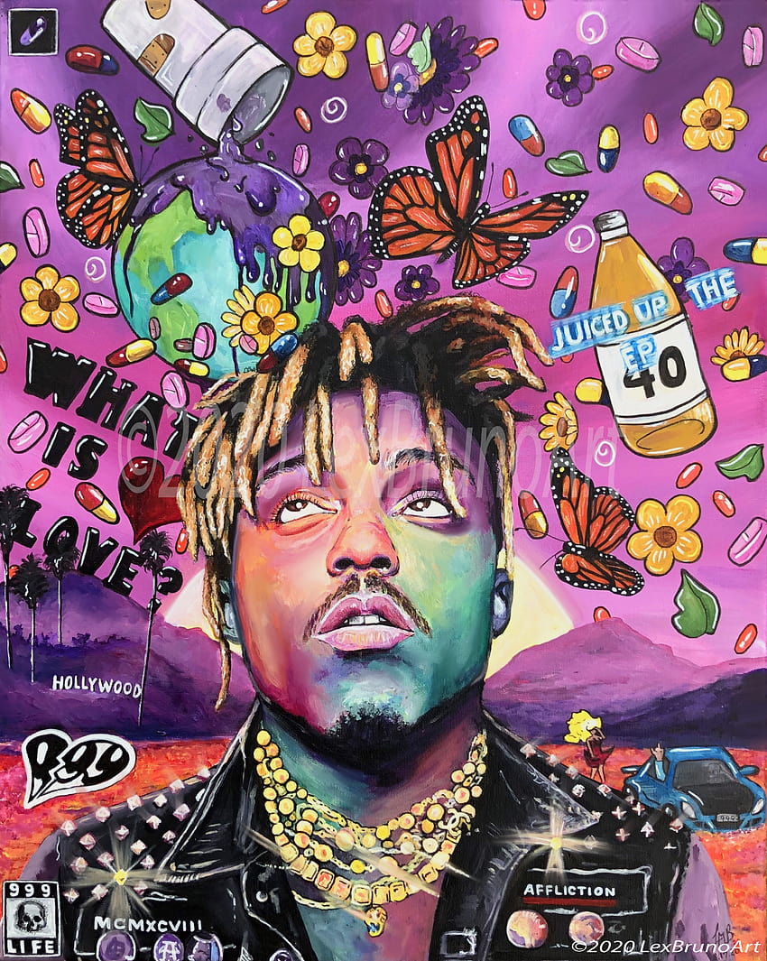 Diezel в Instagram juicewrld 999  Hip hop artwork Juice rapper  Rapper art