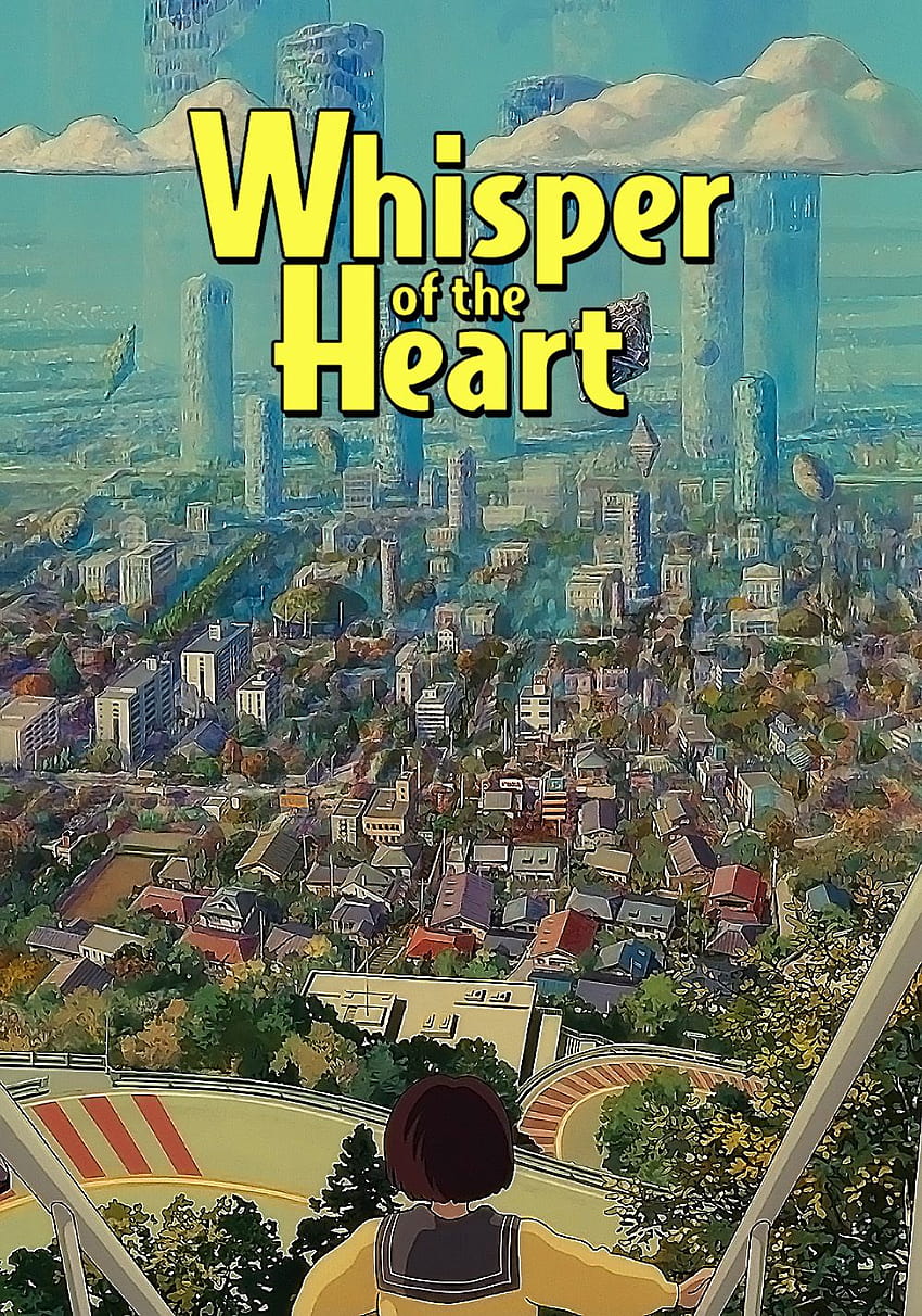Плакат на филма Whisper Of The Heart HD тапет за телефон