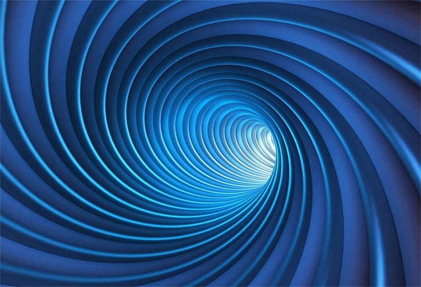 Amazon.co.jp: Laeacco 抽象的なブルーの渦巻きチューブ背景幕 10x8フィート ビニール製 神秘的なスパイラル渦 エンドレストンネル 未来的テーマ ノベルティ背景 子供 キッズ 大人 撮影パーティー バナー スタジオ小道具: Electronics, Colorful Swirl tunnel lines 高画質の壁紙