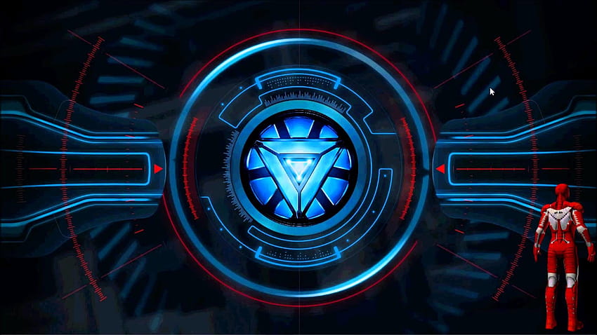 Infinity War Iron Man Arc Reactor, Iron Man-Technologie HD-Hintergrundbild